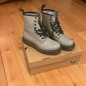Grey Dr. Martens